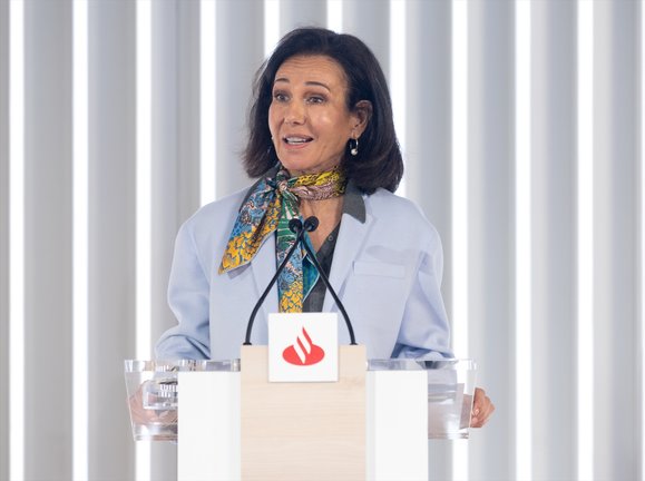 La presidenta del Banco Santander, Ana Botín. EP / Eduardo Parra