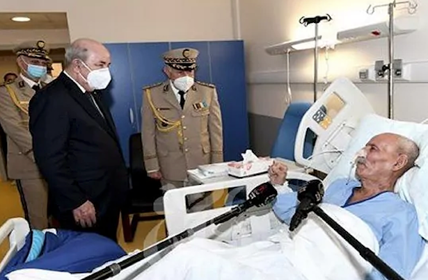 El presidente Abdelmayid Tebune visita hoy a Brahim Ghali en el hospital.