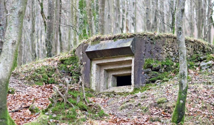 Uno de los búnker del franquismo que se encuentra en la zona del Pirineo navarro. / ALERTA