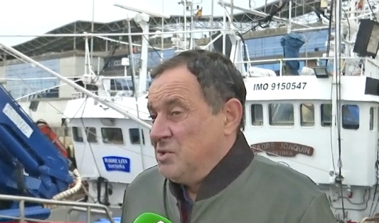 Miguel Fernández Presidente de la Cofradía de Pescadores de Santoña.