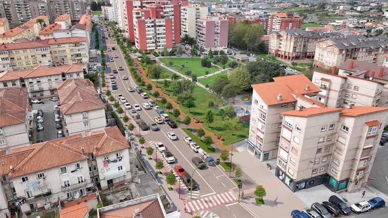 Infografía del proyecto para la remodelación de la avenida del General Dávila. / Alerta