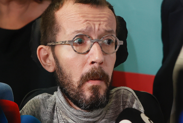 El portavoz de Unidas Podemos en el Congreso, Pablo Echenique. Rober Solsona / Europa Press