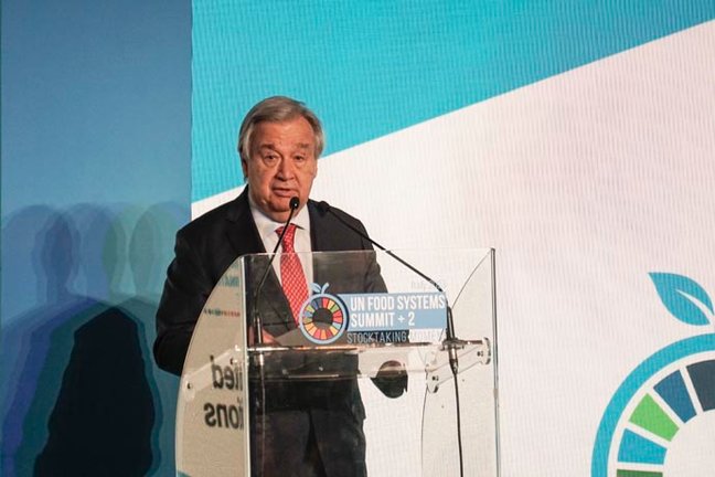 El secretario general de la ONU, António Guterres. EFE/ Daniel Cáceres
