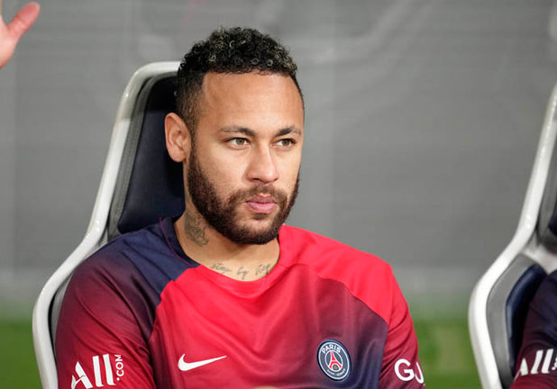 El jugador del PSG, Neymar.