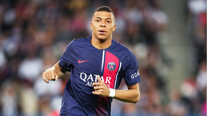 El jugador del PSG, Kylian Mbappe