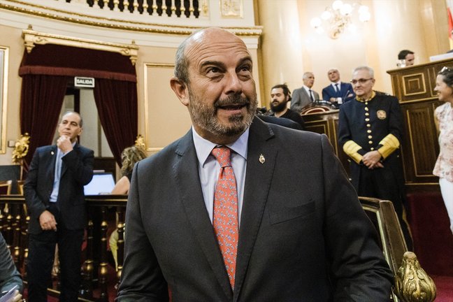 El nuevo presidente del Senado y vicesecretario de coordinación autonómica del PP, Pedro Rollán. EP / Carlos Luján