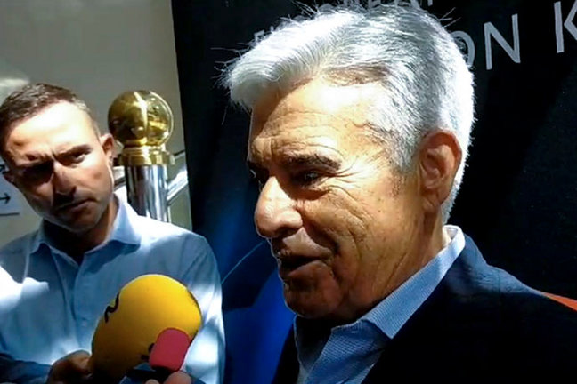El presidente interino de la Federación Española de Fútbol (RFEF), Pedro Rocha. / efe