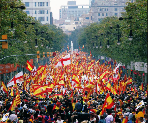 Manifestación del 8 de octubre en Barcelona