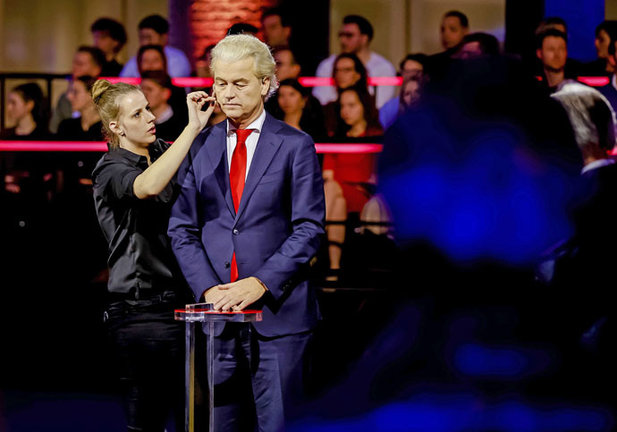 El ganador de la elecciones Geert Wilders. /EFE/EPA/REMKO DE WAAL