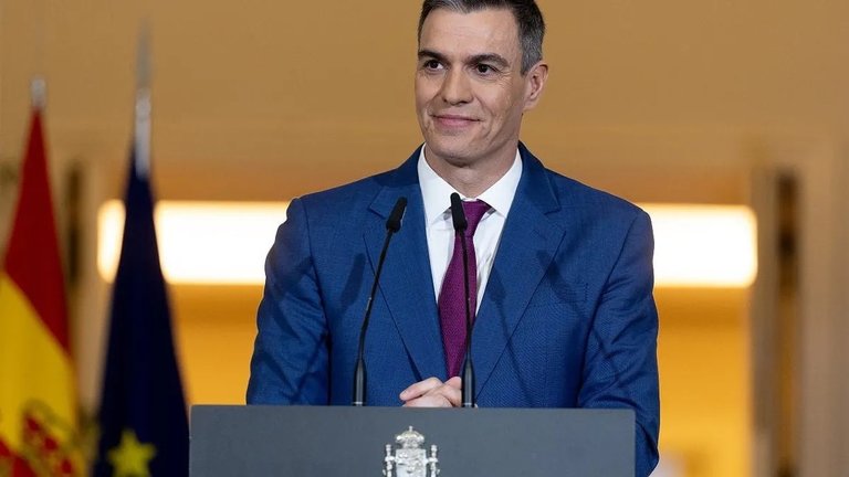 El presidente del Gobierno, Pedro Sánchez, ha comparecido este miércoles desde el Palacio de la Moncloa, tras el último Consejo de Ministros del año.