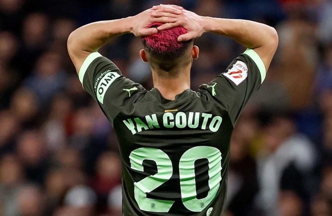 El jugador del Girona Yan Couto. / aee