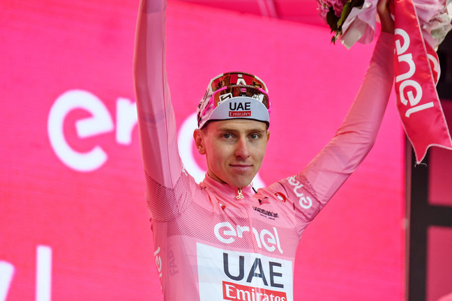 Tadej Pogacar durante el Giro de Italia. / Andrea Amato