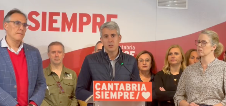El secretario general del PSC-PSOE y portavoz parlamentario, Pablo Zuloaga. / A.E.