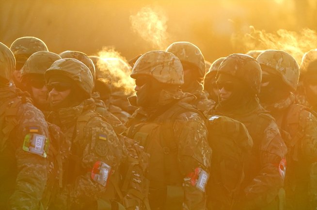 Varios soldados durante la guerra en Ucrania. Gareth Fuller / Archivo