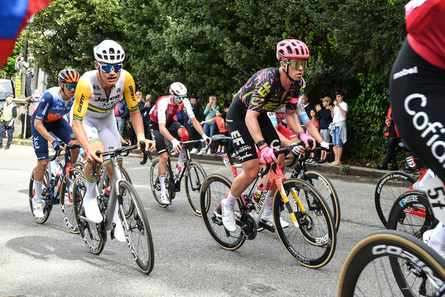 Georg Steinhauser, durante el Giro. / Andrea Amato