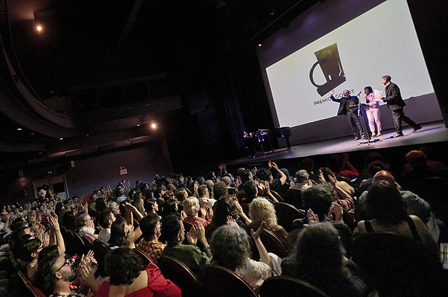Fotografía de la ceremonia de entrega de la II Edición de los Premios Godot en el Teatro Pavón de Madrid. / Alerta