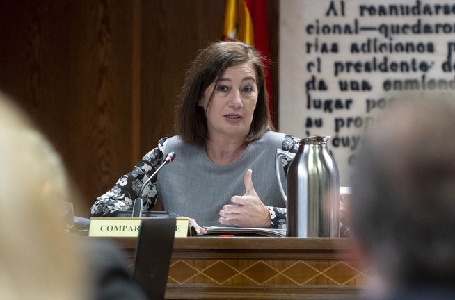 La presidenta del Congreso de los Diputados, Francina Armengol, comparece ante la Comisión de Investigación sobre el ‘caso Koldo’. Alberto Ortega