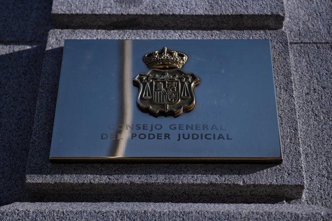 Entrada del Consejo general del Poder Judicial. Fernando Sánchez / Archivo