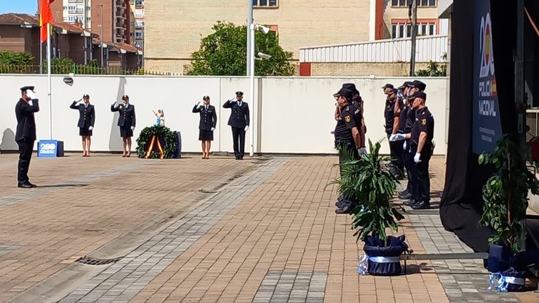 Uno de los momentos del acto de homenaje a las víctimas de terrorismo celebrado en Santander. / Luna Espinosa