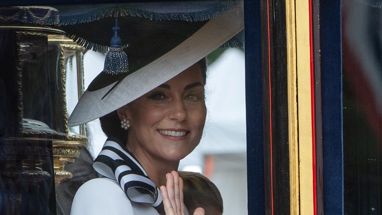 La princesa de Gales, Kate Middelton, en su primera aparición pública tras anunciar el tratamiento contra el cáncer. Thomas Krych