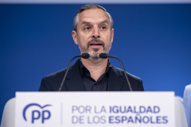 El vicesecretario de Economía del PP, Juan Bravo. A. Pérez Meca / Archivo