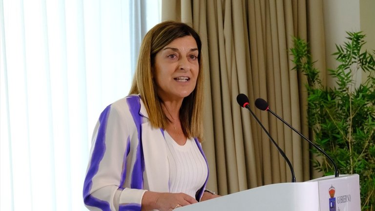 La presidenta de Cantabria, María José Sáenz de Buruaga. EP
