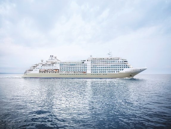 El crucero hará escala en varios destinos españoles durante su viaje. / Silversea