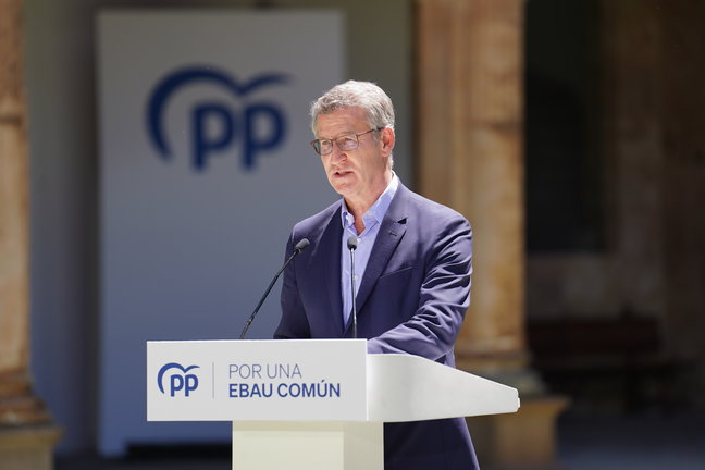El presidente del Partido Popular, Alberto Núñez Feijóo. / EP