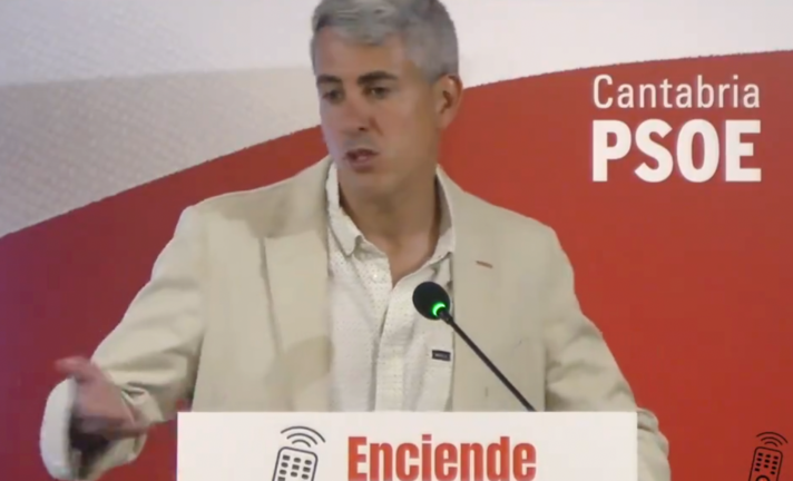 El secretario general del PSOE de Cantabria, Pablo Zuloaga. / A.E.