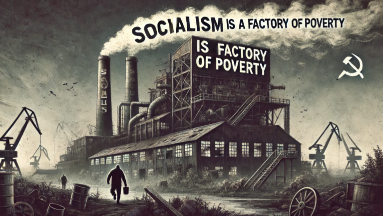 Socialismo, fábrica de pobreza.