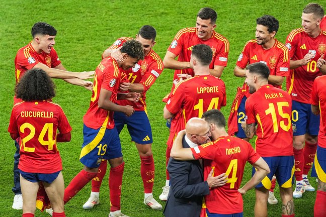 Selección española de fútbol. /  Michael Kappeler