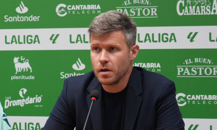 Mikel Martija, el director deportivo del Racing de Santander. / Racing