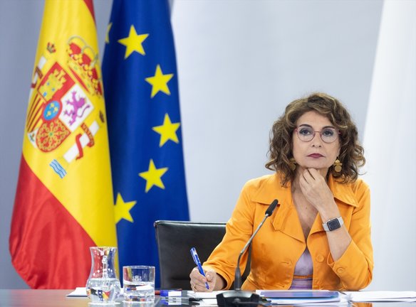 La vicepresidenta primera y ministra de Hacienda, María Jesús Montero. Eduardo Parra / Archivo