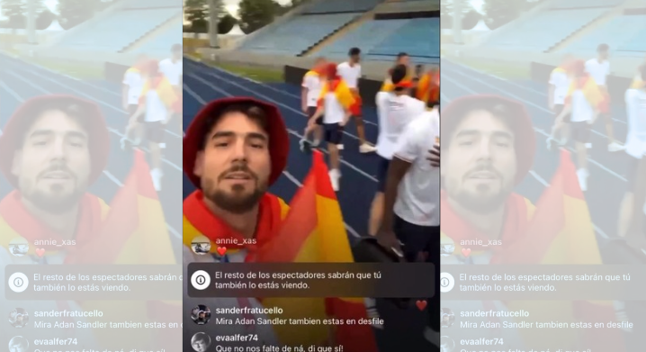 Captura del Desfile alternativo en la Selección española de Baloncesto en su ‘destierro’ de Lille.