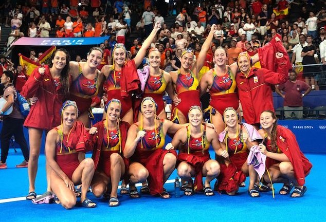 La selección femenina de waterpolo. / COE