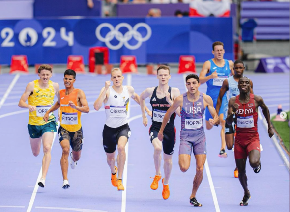 Mohamed Attaoui concluyó este sábado en la quinta posición de una trepidante final de los 800 metros de los Juegos Olímpicos de París.