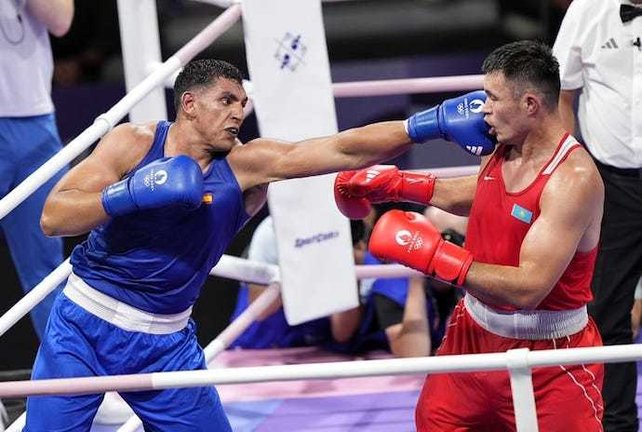 El boxeador español, Ayoub Ghadfa. / COE