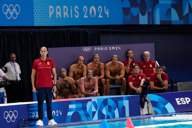 El equipo español de waterpolo masculino en los Juegos Olímpicos de Paris 2024. / COE