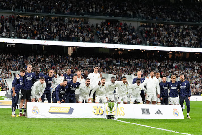 Los jugadores del Real Madrid. / EP