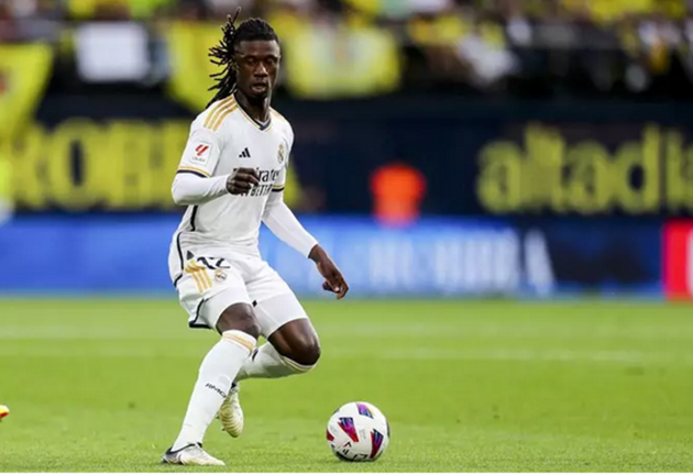 Eduardo Camavinga, durante un partido con el Real Madrid./ EP