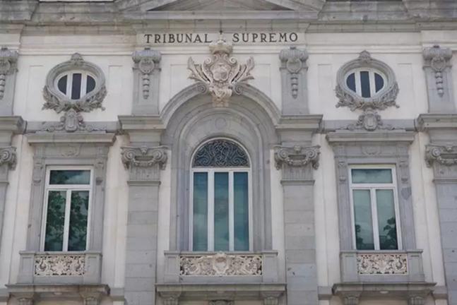 Fachada del Tribunal Supremo, a 7 de julio de 2023, en Madrid. / EP