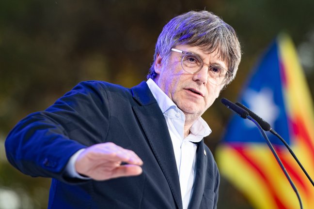 El expresidente de la Generalitat y prófugo de la Justicia, Carles Puigdemont. / EP / Archivo