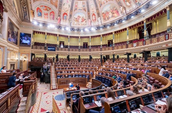 Sesión plenaria en el Congreso de los Diputados. / EP