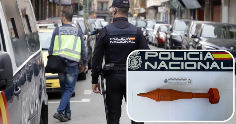 La Policía Nacional retira un artefacto
explosivo en un domicilio de Torrelavega.