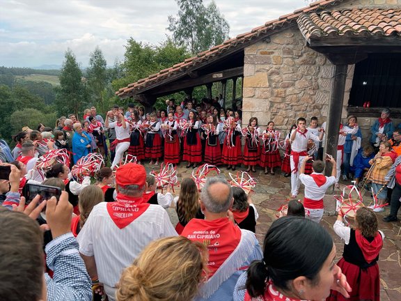 Celebración de las fiestas de San Cipriano en Cohicillos. / EP