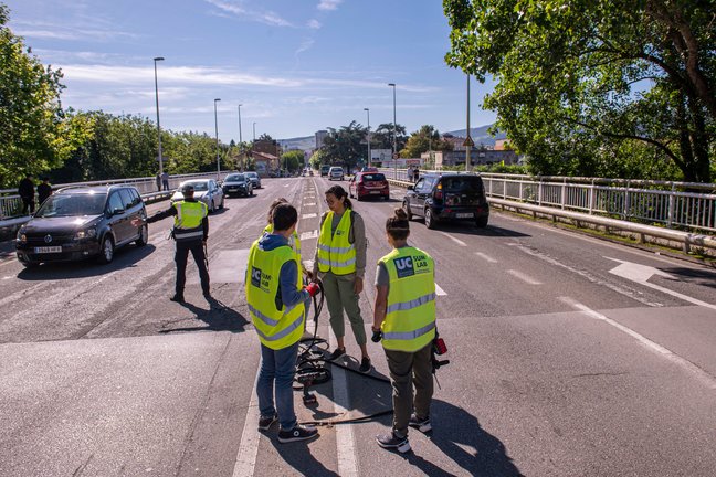 Estudio del tráfico en la Avenida de Oviedo-Julio Hauzeur de Torrelavega. / Alerta