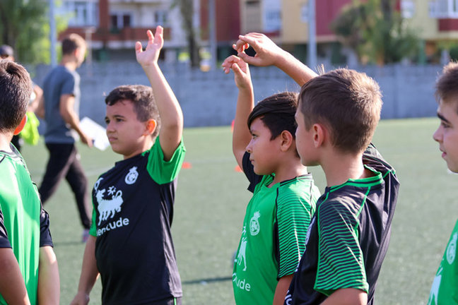 Participantes infantiles en la Academia del Racing . / RRC