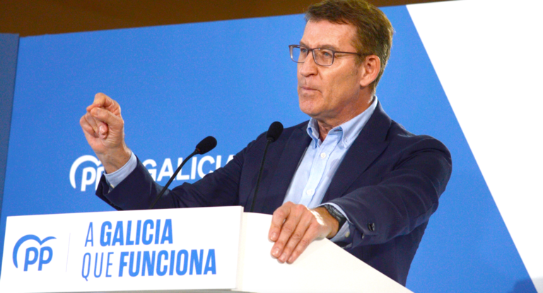 El líder de la oposición y presidente del PP, Alberto Núñez Feijóo.