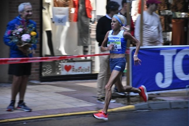 La atleta y presidenta del Atletismo Piélagos Carmen Cacho.