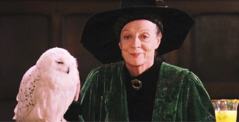 Maggie Smith, en el papel de Minerva McGonagall de la saga 'Harry Potter'.